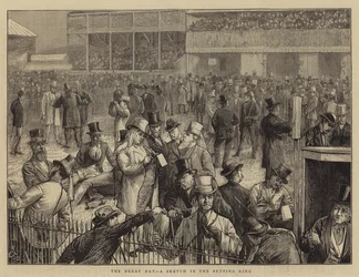 The Derby Day, a Sketch in the Betting Ring